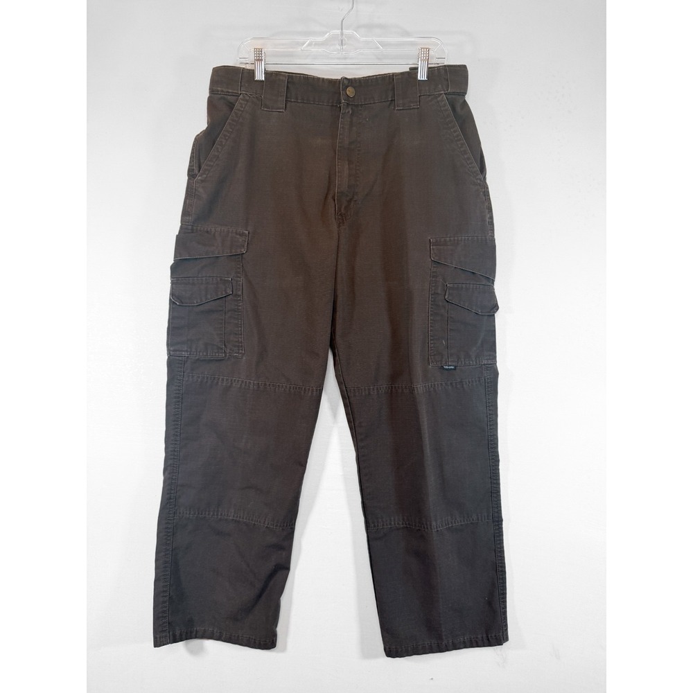 Tru-Spec‎ Tactical Cargo Pants Mens 34x29 Brown Ripstop Utility Workwear